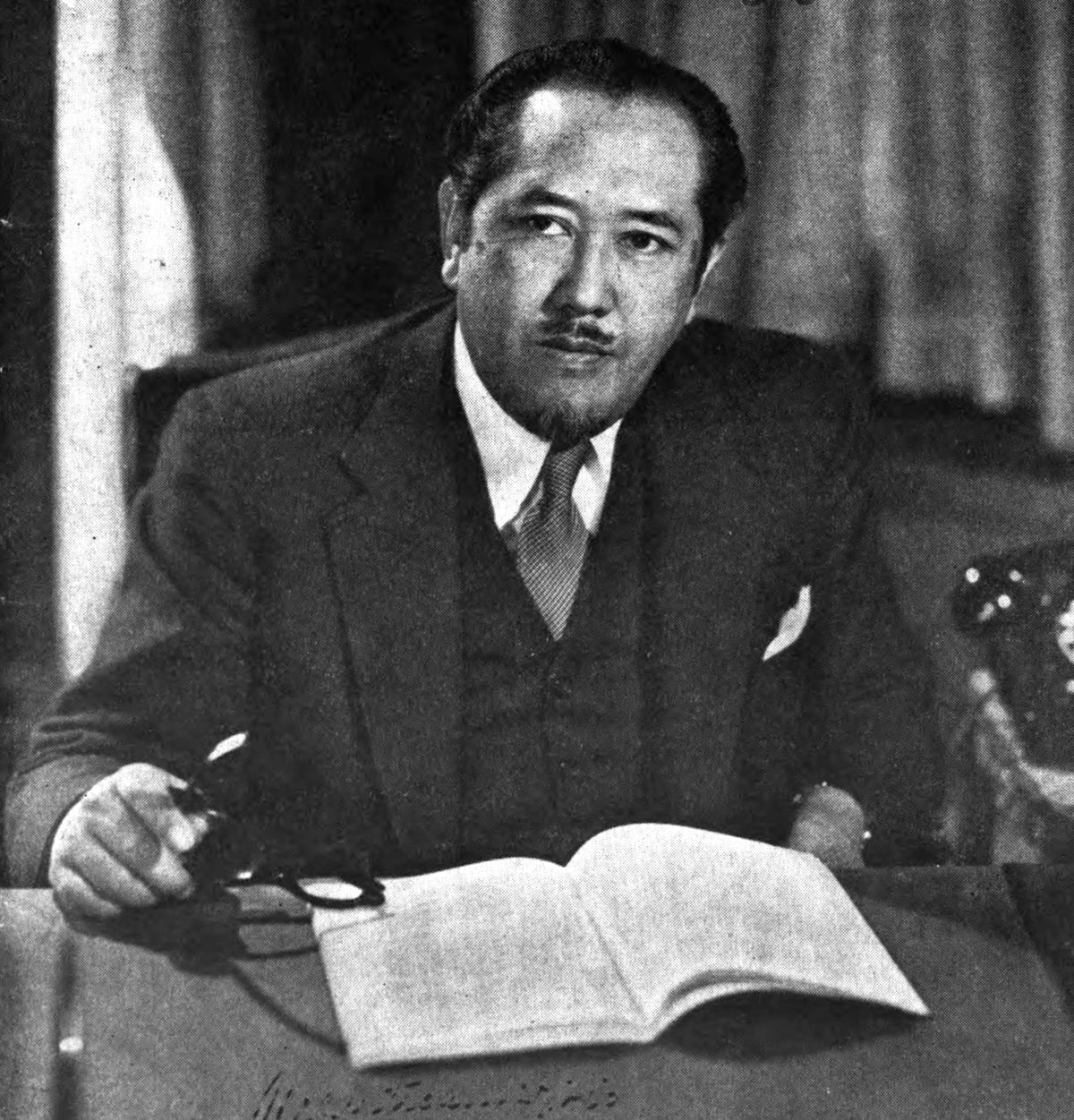 Potret Ali Sastroamidjojo dari majalah Indonesian Affairs tahun 1953
